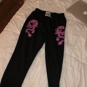 adika pink dragon pants